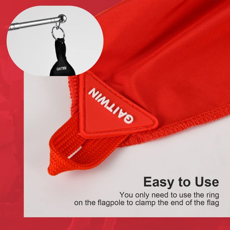 GAITWIN Horse Training Flag Equipment 10 Pcs with 2 Pcs Telescopic Flag Pole Lunge Longeing Stick for Horsemanship Supplies - Upgrade Stitched Loop Design - Image 5